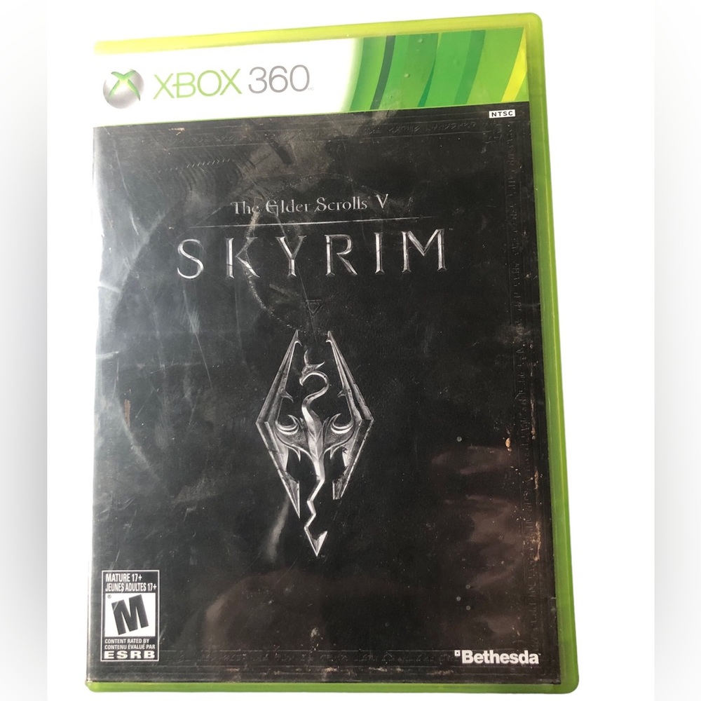 Xbox 360 The Elder Scroll V Skyrim Video Game 2011 Bethesda manual no map Tested